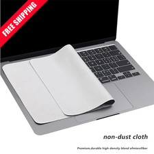 1pc Microfiber Laptop Keyboard Protector  Screen Cleaning Cloth for MacBook Pro