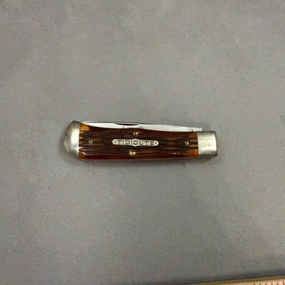 Great Eastern Cutlery Knife Tidioute Chocolate Bone 2007 24 of 250 73 EC Rare