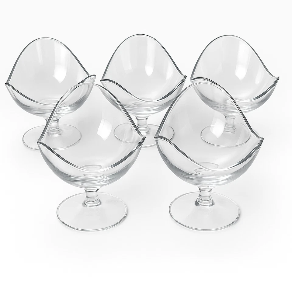 (200) Tazas de postre de plástico transparente 1,5 oz Parfait bola de helado tazón de una sola porción Foto 2 de 4