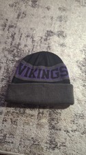 Minnesota Vikings - Black Winter Hat - Beanie - One Size- See Pictures