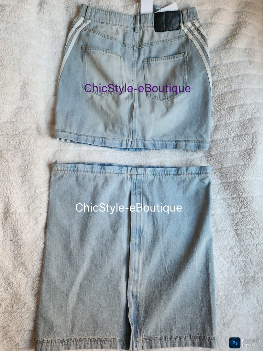 Adidas Originals Adilenium Season 3 Two-In-One Denim Skirt