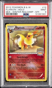 Flareon 12/108 Dark Explorers Staff Regional Championships Promo Holo