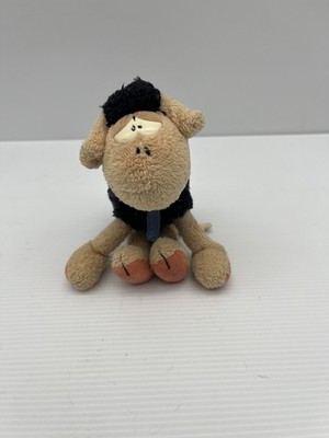 Vintage Depesche Diddl Wollywell Black Sheep Beanie Plush Soft Toy