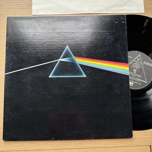 PINK FLOYD Dark Side Of The Moon 1970s US Pressing Harvest Vinyl LP VG+