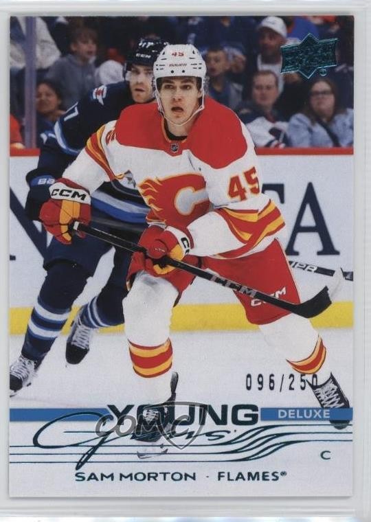 2025-26 Upper Deck Series 1 Young Guns Deluxe 96/250 Sam Morton #215 f6d