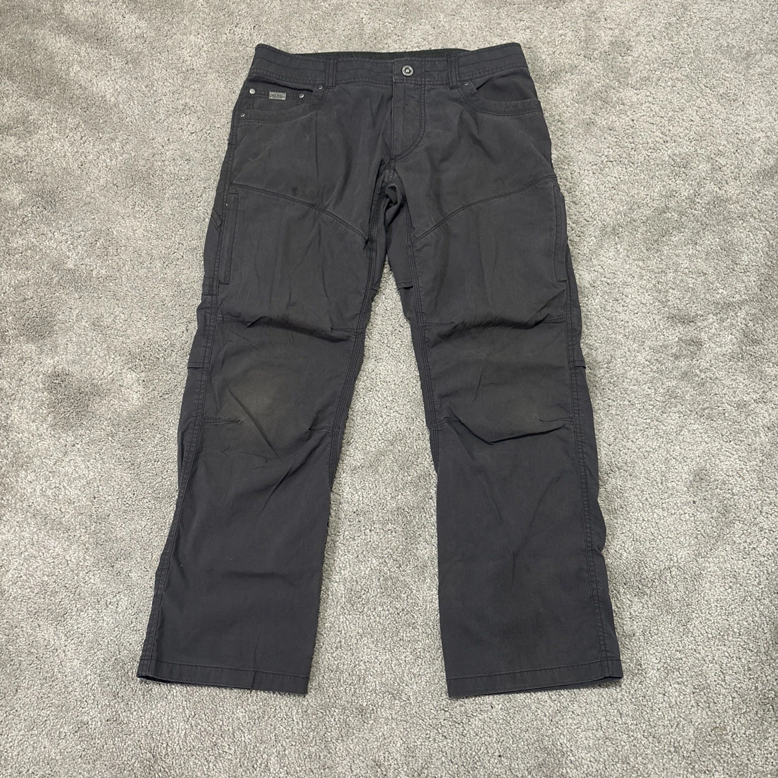 Kuhl Pants Mens Size 34x30 Renegade Rock Cargo Hiking Performance Vented