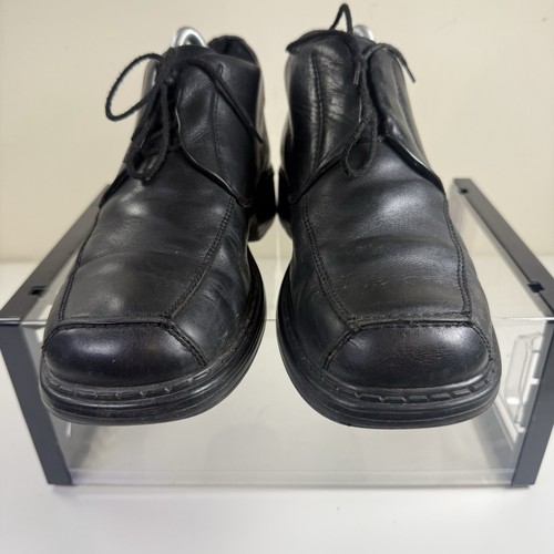 Vintage Kickers Men’s Boots Size 8 Black Leather 90’s Chunky Lace Up Euro 42 - Picture 18 of 22