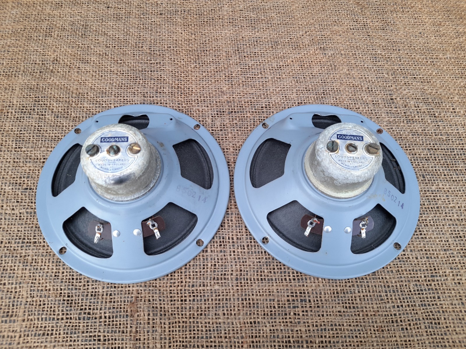 Pair Vintage Goodmans 6" Speakers