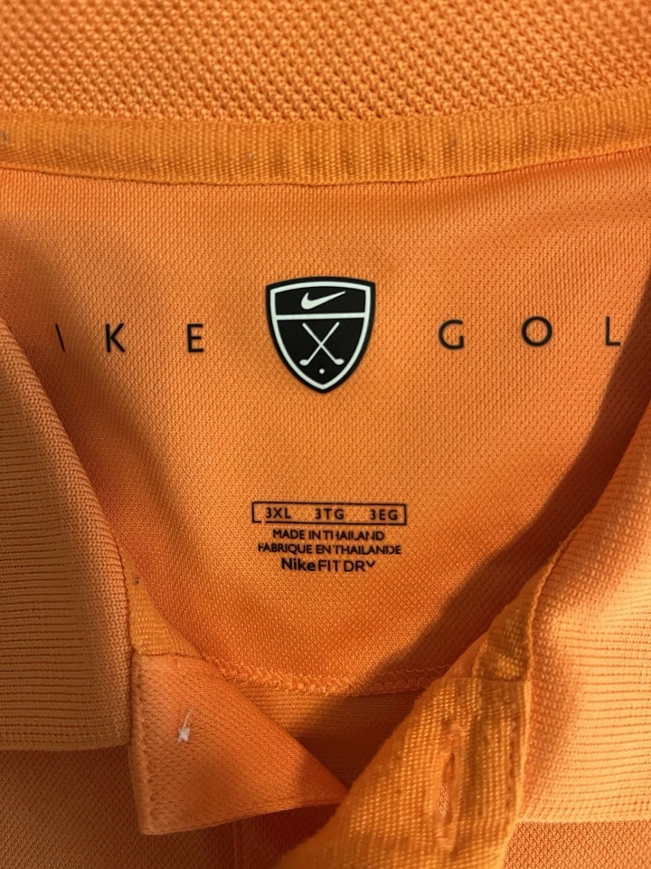 Polo Nike Golf Dri Fit 3xl Naranja Foto 3 de 4