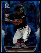 2023 Bowman Draft Sapphire Edition #BDC-139 Yasser Mercedes