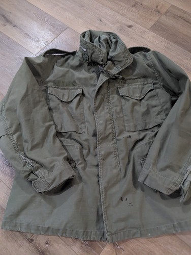 Vintage Vietnam Field Jacket With Liner Size Large