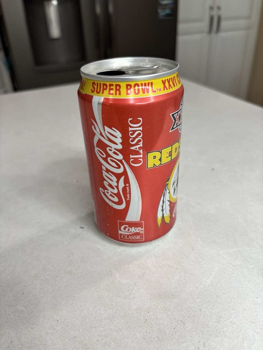 Coke cola Can - NFL Redskins Super Bowl XXVI CHAMPS | eBay