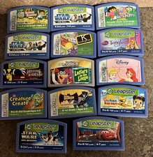 Lot of 14 Leap Frog Leapster Explorer Leap Pad Learning Game Cartridges Only