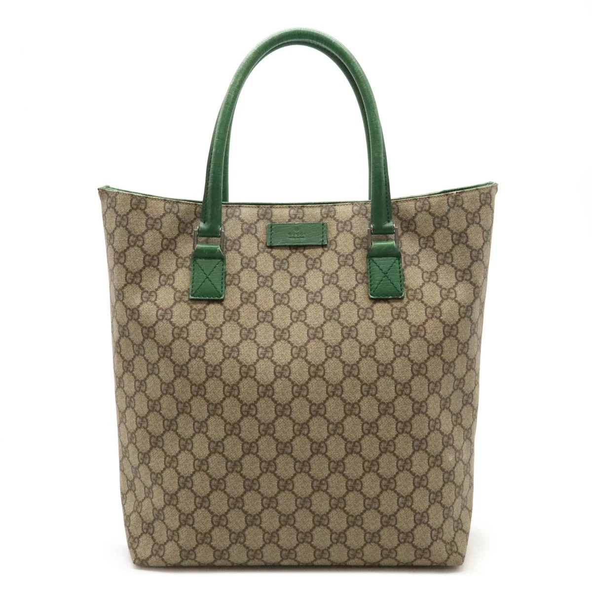 Sac fourre tout GUCCI GG Supreme GG Plus bandoulière fourre tout sac bandoulière PVC cuir kaki