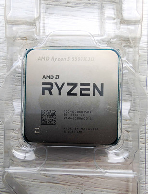 NEW / NEVER USED - AMD Ryzen 5 5500X3D 6-Core 12-Thread AM4 CPU