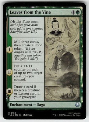 Leaves from the Vine Foil Avatar: The Last Airbender 185 U NM MTG