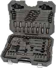 CRAFTSMAN OVERDRIVE 154-Piece Gunmetal Chrome Mechanics Tool Set, Standard Sae/M