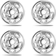 16 Inch Wheel Skins For 2003-2026 Chevy Express 1500 2500 3500 4500 Chrome
