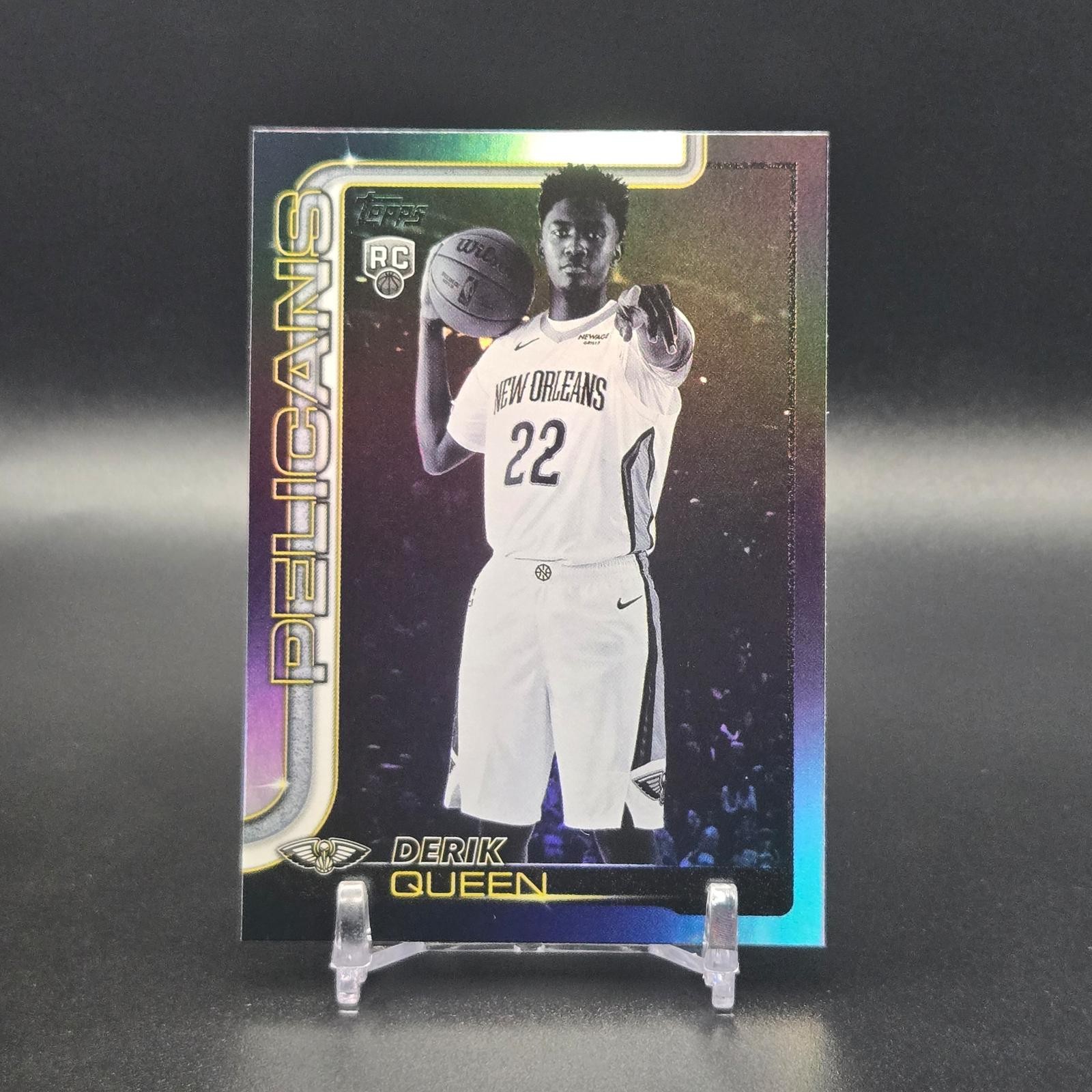 Derik Queen 2025-26 Topps #213 Blackout RC