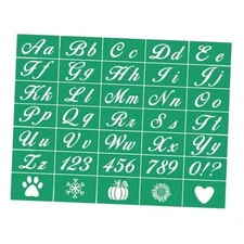  Silk Screen Printing Stencil Letters Stencils 1Pc Letter Stencil 8.5x11 inch
