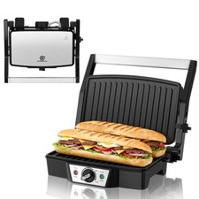 SUPERLEX XL Panini Press Sandwich Toaster & Health Grill | Non-Stick |Easy Clean