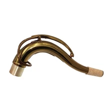 Eastern Music Power neck champagne cognac SBA yellow brass tenor saxophone neck