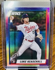 2025 Topps Update Series - 1990 Topps Baseball Luke Keaschall #U90-1 (RC) Twins