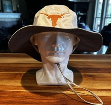 Texas Longhorn Bucket Hat Columbia Embroidered Unisex with adjustable chin strap