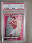 2024 PANINI PRIZM JAYDEN DANIELS PINK WAVE #347 ROOKIE RC PSA 10