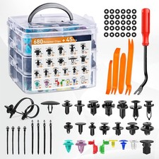 GOOACC 725Pcs Car Push Retainer Clips  Auto Fasteners Assortment -23 Most Popul