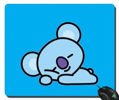 BTS Bt21 Study Planner Koya mousepad lock edge macbook asus acer hp PC