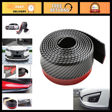 Universal Car Front Bumper Spoiler Lip Splitter Protector - 2.5m Carbon Fiber Tr Universal Car Front Bumper Spoiler Lip Splitter Protector - 2.5m Carbon Fiber Tr