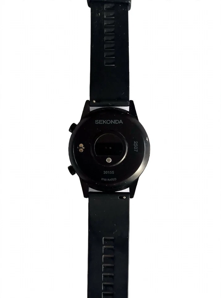 Sekonda Active Watch 1909 45mm Black with Black Silicone band. Used In Box., photo 4 of 5