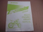 1999 Suzuki RM250 Owner's Service Manual