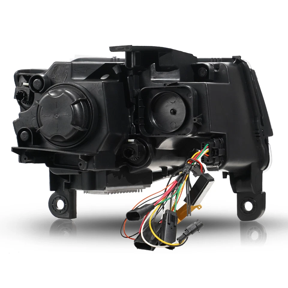 For 2017-2021 Jeep Grand Cherokee Upgrade Halogen Headlight Pair Left+Right — 第 3/4 张图片