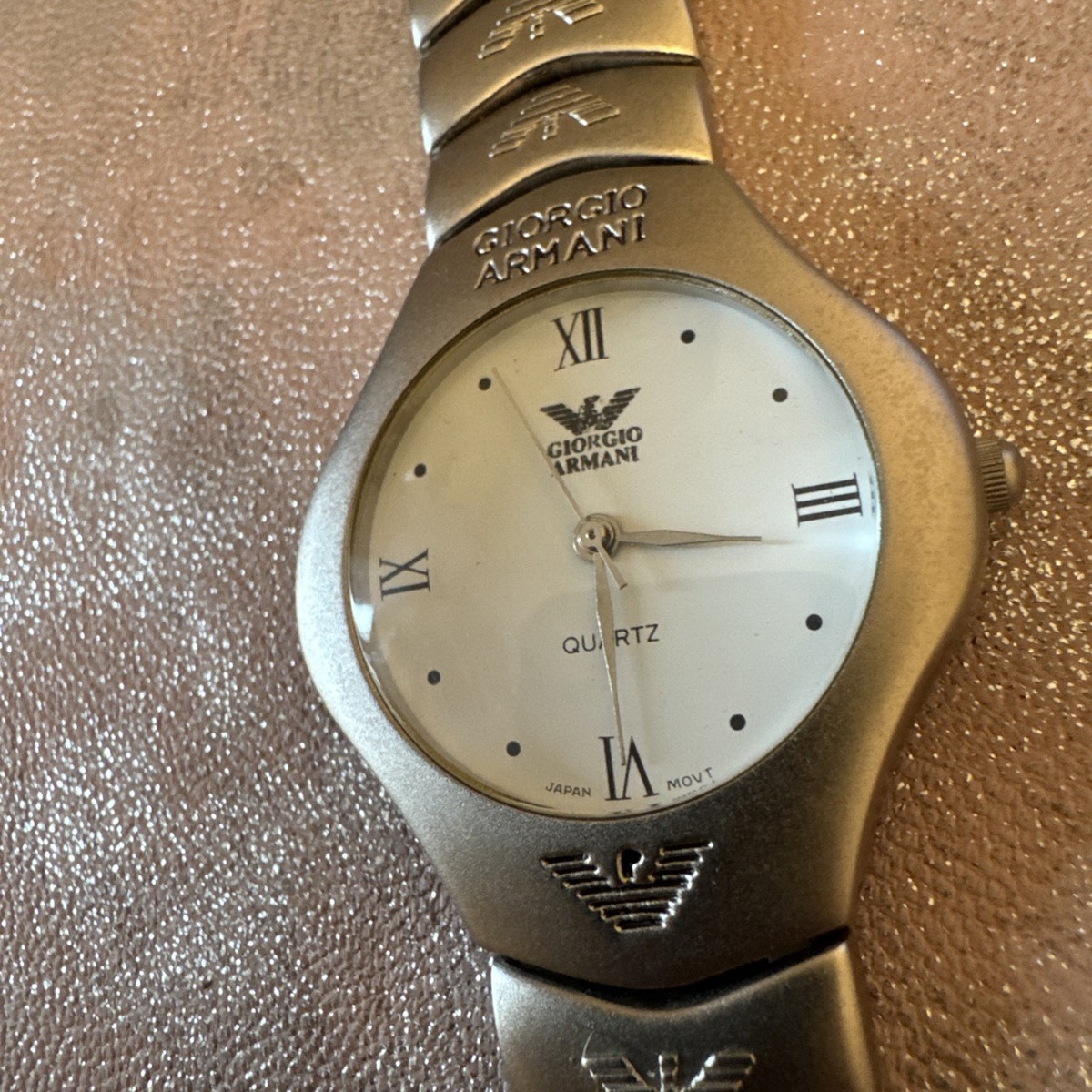 ARMANI - Vintage Unisex Stainless Steel Watch Vintage Armani Watch - Etsy main image 4