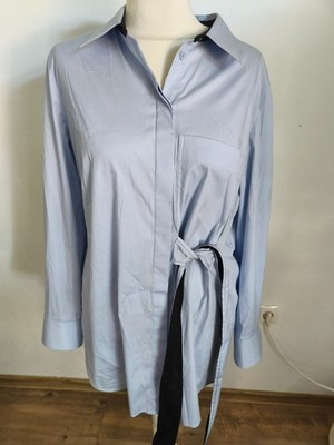 PER SE CARLISLE stylische Bluse m Schleife Brusttasche hellblau Gr. 18 TOP  p925