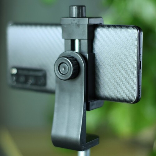 Tripod Mount Cell Phones Tripod Holder Clip 1/4 Inch Screw Adapter 360 Degree - Picture 2 of 8