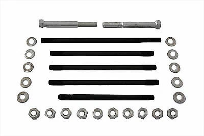Motor Case Bolt Kit Stock Cadmium for Harley Davidson by V-Twin