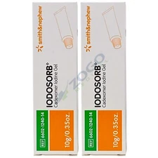 Smith & Nephew Iodosorb Cadexomer Iodine Gel Dressing 10gm - Pack of 2 Tubes