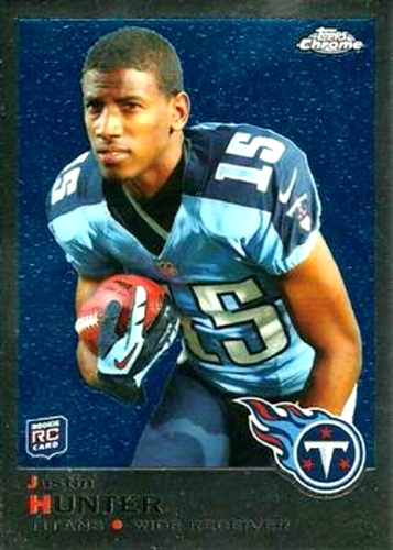 2013 Topps Chrome 1969 #7 Justin Hunter RC Tennessee Titans - Picture 1 of 1