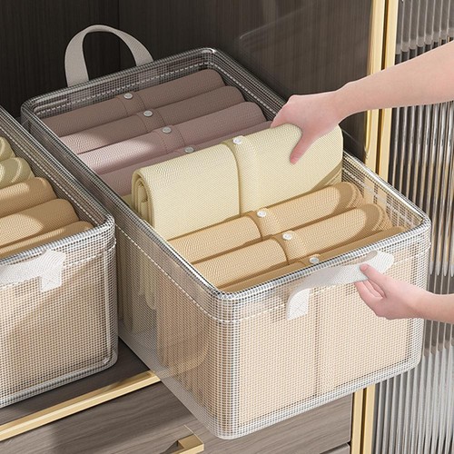 Clothes Storage Box, Home Wardrobe Storage Box, Layered Storage Box for Clothes≮ - Picture 6 of 18