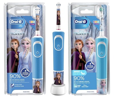 Oral-B Kids Electric Toothbrush -Disney Frozen remove more plaque than a manual