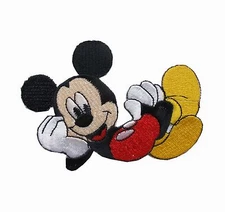 #6769S 2 3/4" Mickey Mouse Embroidery Iron On Applique Patch