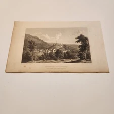 Plympton Devonshire Birthplace Joshua Reynolds England c. 1830 Engraving (345)