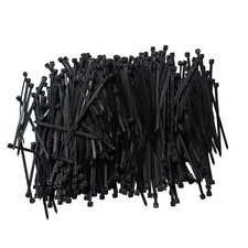 500 Pack 4 Inch Zip Ties Heavy Duty Cable Wire Ties with 40Lbs Tensile Strength