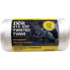  12 -Do it Best 15 x 350 Ft. White Filament Nylon Twisted String Twine 338762