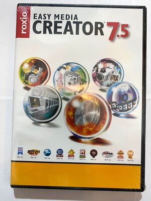 Roxio Easy Media Creator 7.5 DVD-Disc NEU OVP
