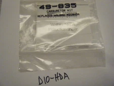 NEW CUSTOM GASKET COMPANY CARBURETOR KIT  D10-HDA
