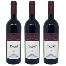 3 bottiglie Taurì Irpinia Aglianico DOC "2022" Vino Rosso 13,50% vol. 750ml